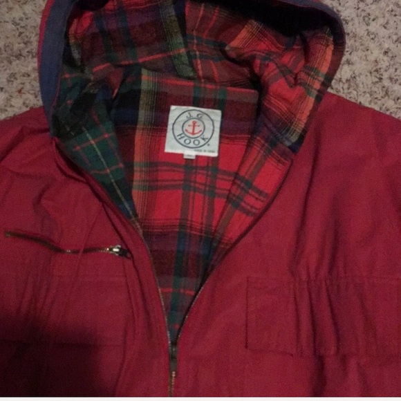 flannel lined rain jacket